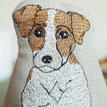 Embroidered Dog Egg Cosy, 2 of 8