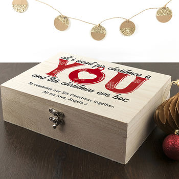 Personalised Romantic Couples Christmas Eve Box, 3 of 4