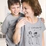 Personalised Mums T Shirt With Child's Drawing, thumbnail 1 of 5