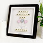 Baby Girl Happy Baptism Day Personalised Gift Frame, thumbnail 4 of 8