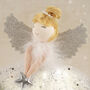 Silver Blonde Light Up Silver Angel Christmas Tree Topper, thumbnail 3 of 10