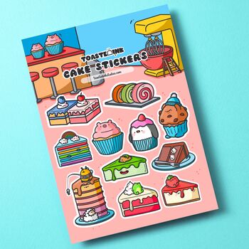 Cake Sticker Sheet | Cute Stickers, 3 of 5