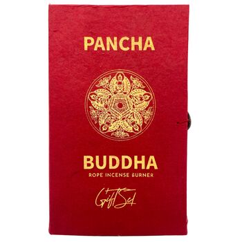 Rope Incense And Silver Plated Holder Set Pancha Buddha, 5 of 6