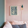 Book Club Typography Bold Wall Art Print, thumbnail 2 of 12