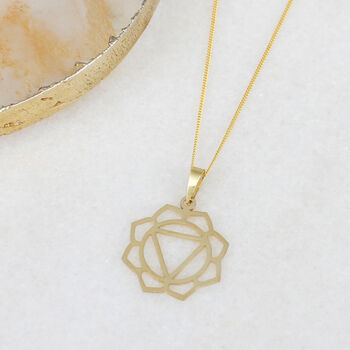 9ct Gold Chakra Necklace, 5 of 11