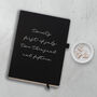 Personalised Written Date Notebook, thumbnail 1 of 5