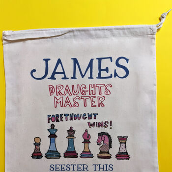 Personalised Chess Bag, 3 of 5