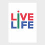 Live Life Print By Marcus Walters, thumbnail 3 of 3