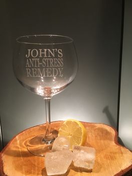 'Anti Stress Remedy' Gin And Tonic Glass, 5 of 6