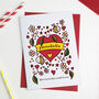 Personalised Cute Daisy Heart Cute Card, thumbnail 1 of 2