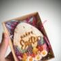 Personalised Hand Iced Easter Egg Postal Biscuit, thumbnail 1 of 7