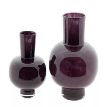 Posy Vase Modest Plum Glass, 7 of 7