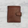 Personalised Leather Card Wallet With Zip Pocket, thumbnail 4 of 7