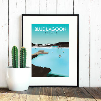 Blue Lagoon Art Print, 3 of 4