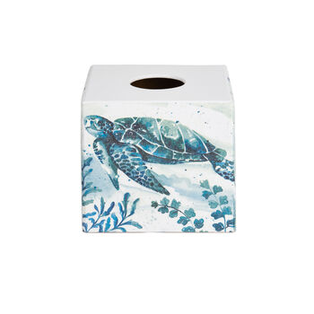 Tissue Box Cover Wooden Seahorse, 3 of 4
