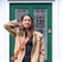 Burnt Orange Christmas Robin Bag Strap | Extra Long Crossbody Replacement Bag Strap, thumbnail 5 of 5