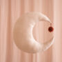 Dream Pink Moon Pompom Cushion, thumbnail 1 of 2