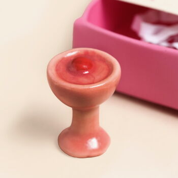 Tiny Matchbox Ceramic Martini Token, 2 of 3