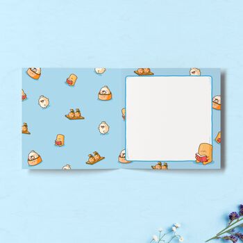 Spring Rolls Thank You Card | Cute Greetings Card, 2 of 4