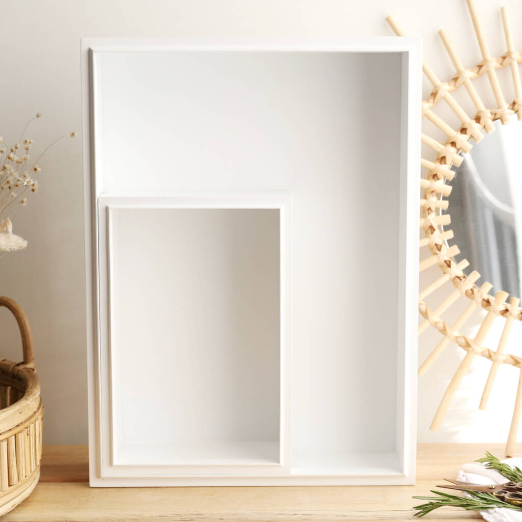 Personalised Wedding 'Your Photo' White Wooden Box By Lisa Angel