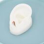 Mismatched Robin And Blue Tit Bird Stud Earrings In Sterling Silver, thumbnail 5 of 12