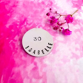 30th Birthday Milestone Pocket Token Keepsake, 2 of 6