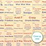 50th Birthday Personalised Print Number One Songs Gift 1975 Music, thumbnail 5 of 12