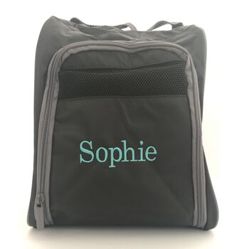 Personalised Embroidered Hiking Walking Boot Bag, 4 of 7