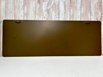 French Metal Kitchen Sign Red Cuisine Wall Plaque 52cm, 4 of 9