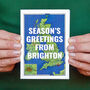 Personalised UK Map Christmas Card Packs, thumbnail 1 of 6