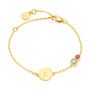 Mother And Daughter 18ct Gold Plated Gemstone Bracelet – Personalised Gemstone Keepsake, thumbnail 2 of 4