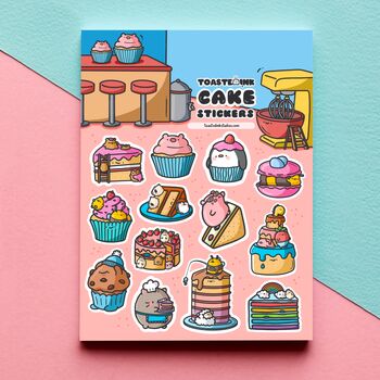 Cake Sticker Sheet, 3 of 6