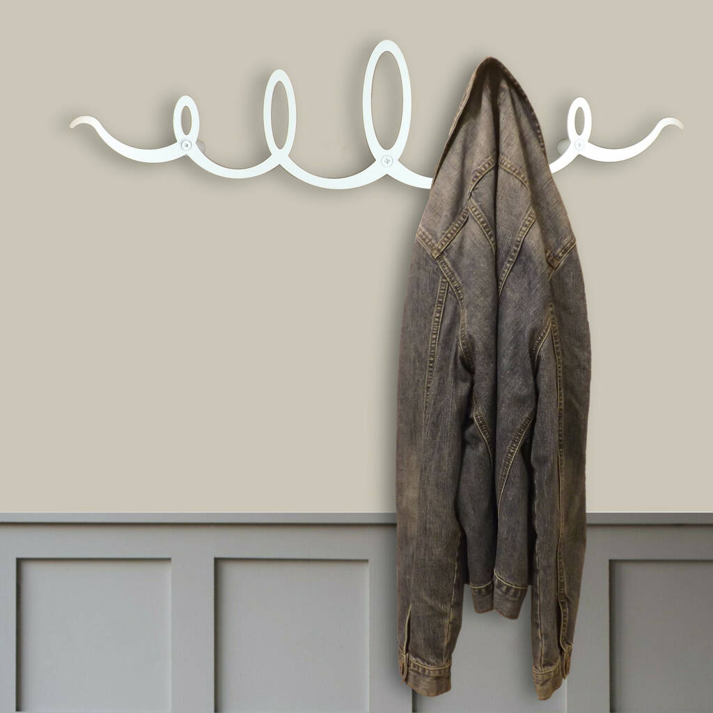 Squiggle Coat Rack By The Metal House, 1 of 7