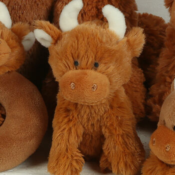 Scottish Mini Highland Cow Brown, From Birth, Boxed, 6 of 8