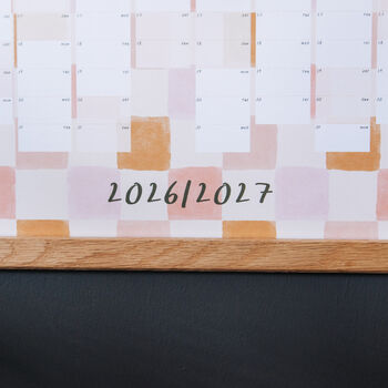 Academic Year Wall Planner 2026–2027 Checkerboard Design, 6 of 6