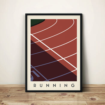Running Minimalist Sports Poster, 3 of 4