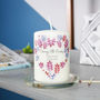 Floral Christening Candle Gift, thumbnail 1 of 8