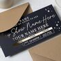 Personalised Ticket Concert Reveal Gift Voucher, thumbnail 3 of 9