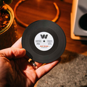Vinyl Record Gift For Him Or Her Coasters Set Of Six, 3 of 6