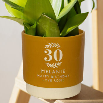 Personalised 30th Birthday Indoor Plant Pot, 2 of 7