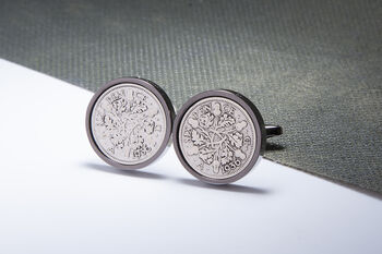 1936 90th Birthday Sixpence Coin Cufflinks, 4 of 4