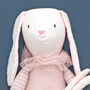 Personalised Bunny Rabbit And Baby Soft Toy, thumbnail 4 of 6