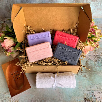 Handmade French Soaps 'Floral' Gift Set, 2 of 6