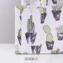 Cactus Succulent Eco Friendly Wrapping Paper, thumbnail 8 of 12