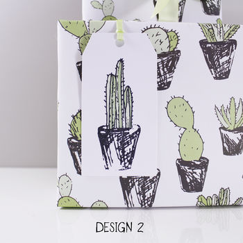 Cactus Succulent Eco Friendly Wrapping Paper, 8 of 12