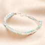 Semi Precious Stone Layered Beaded Bracelet, thumbnail 3 of 12