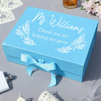 Personalised Thank You Teacher Gift Box, 2 of 7