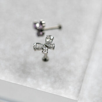 Crystal Bow Helix Piercing, 4 of 6