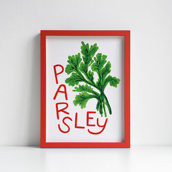 Parsley Herb Print From An Original Painting, 8 of 11