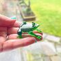 Hand Blown Glass Frog, thumbnail 1 of 3